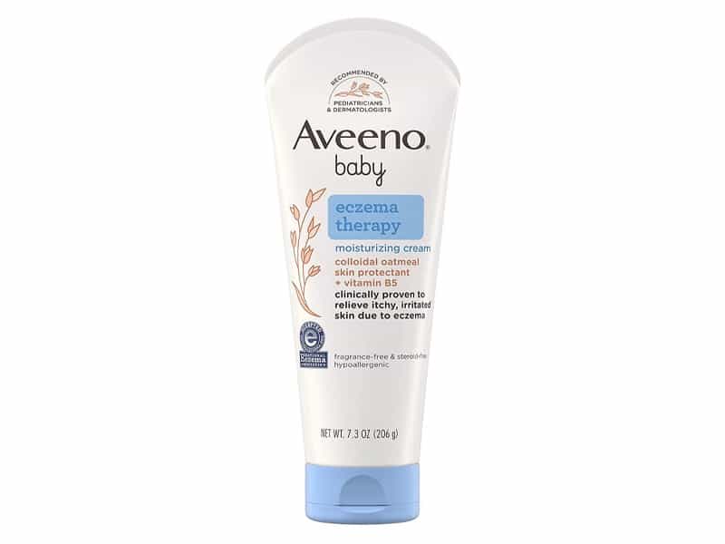 10. Aveeno Baby Eczema Therapy Moisturizing Cream