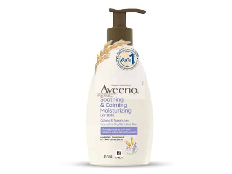 2. Aveeno Soothing&Calming Body Lotion