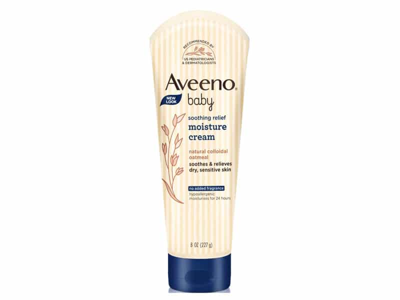 3. Aveeno Baby Lotion Soothing and Moisture Cream