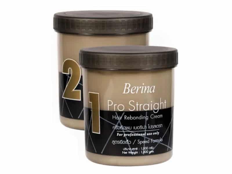 4. Berina Pro Straight Hair Rebonding Cream