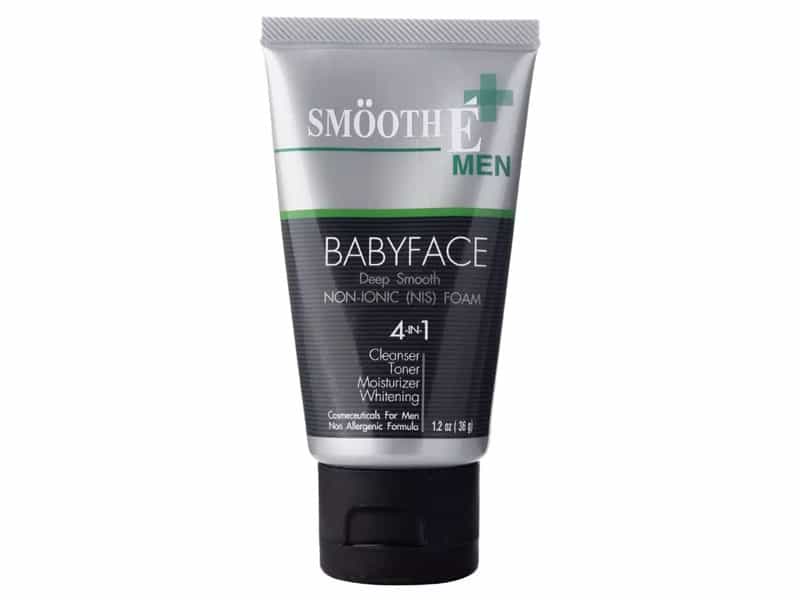 6. Smooth E For men babyface Foam 
