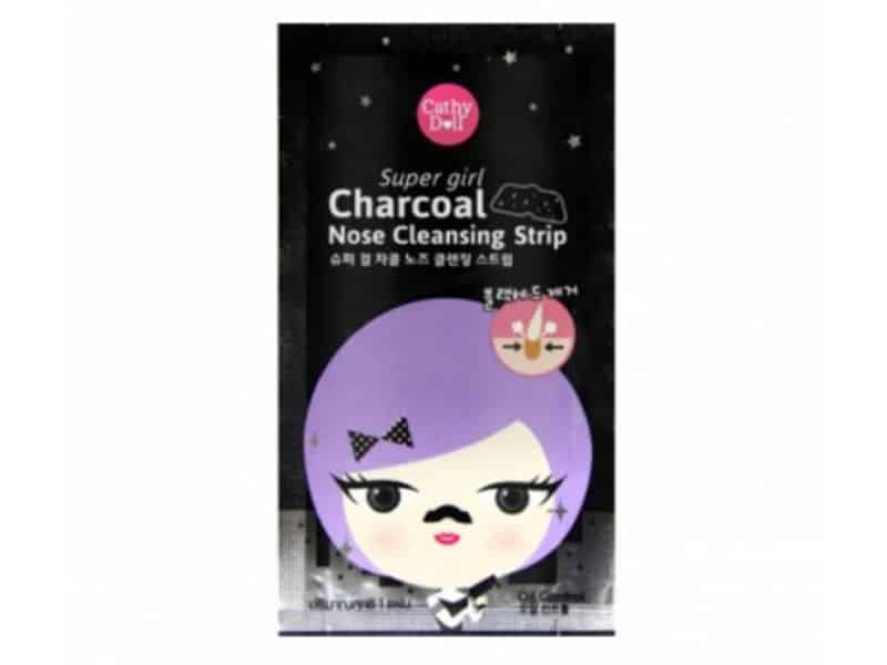 10. CATHY DOLL Super Girl Charcoal Nose Cleansing Strip 