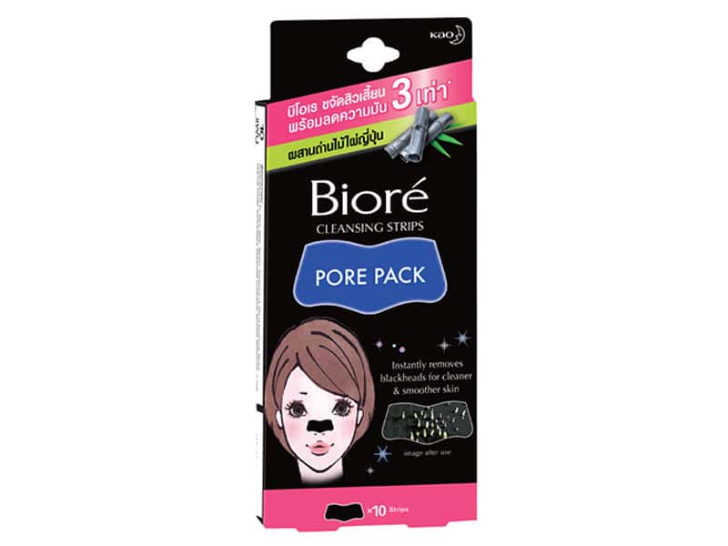 4. Biore Pore Pack Black Charcoal 